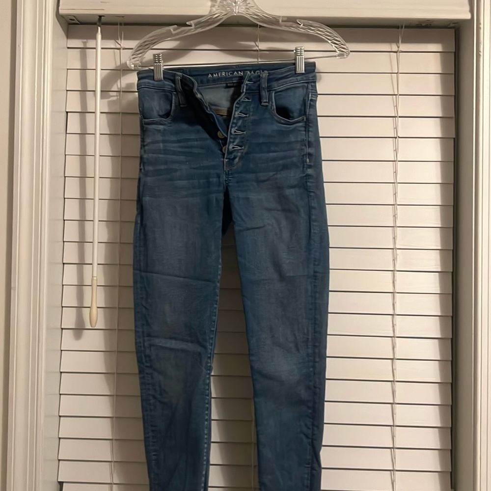 I don’t wear jeans anymore lot anymore.